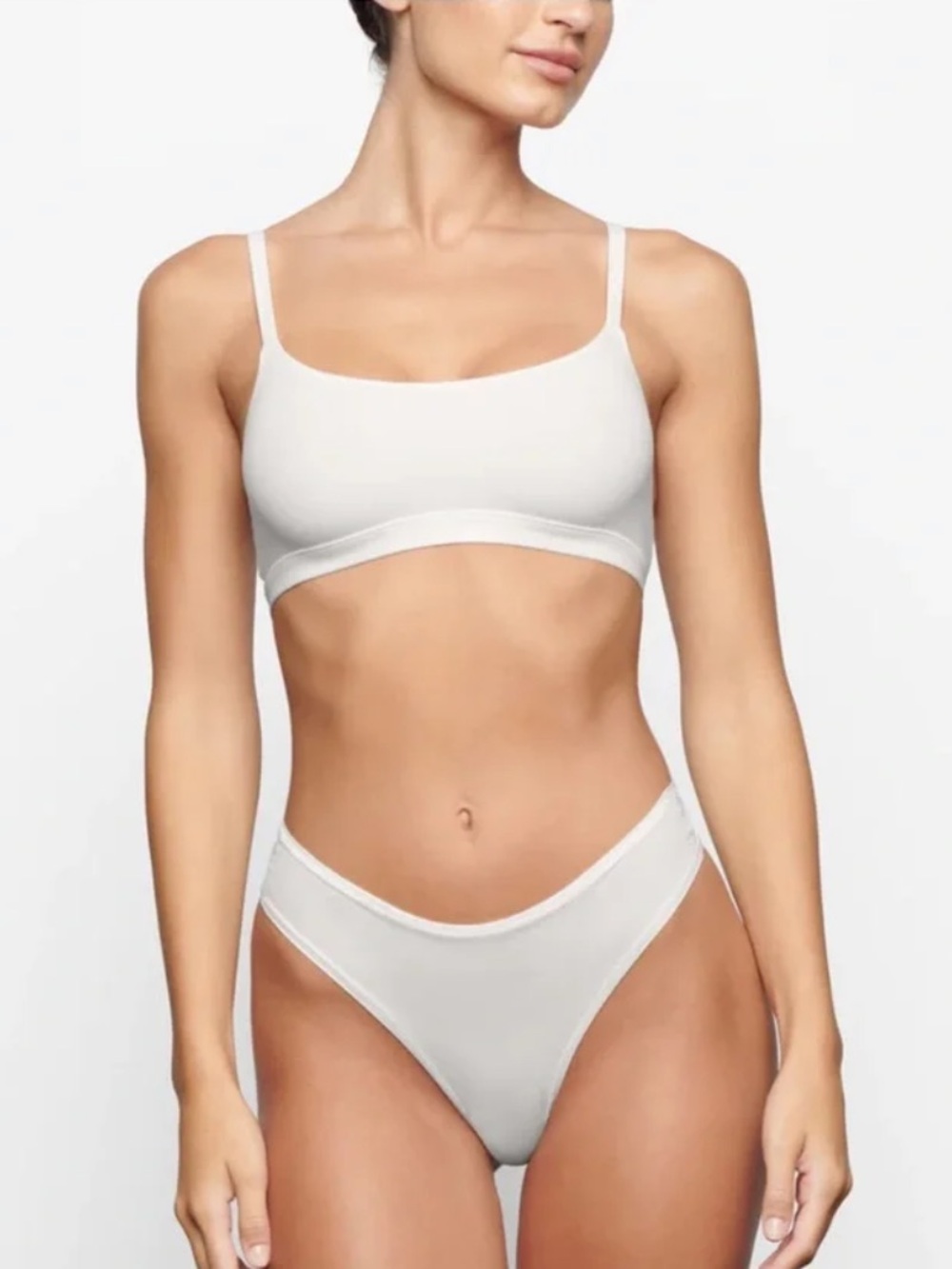 SKIMS FITS EVERYBODY Scoop Bralette Limited Edition Marble S